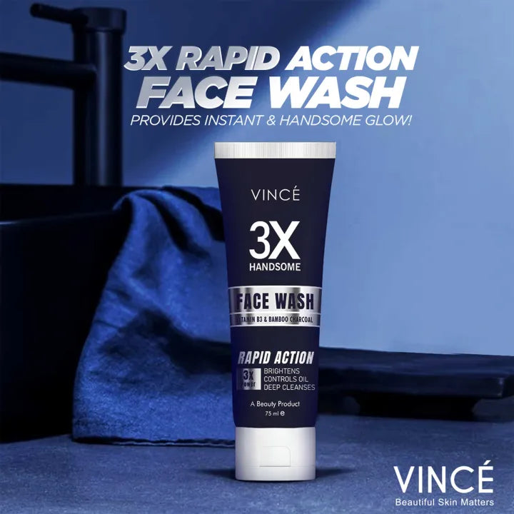 VINCE - 3X Handsome Face Wash