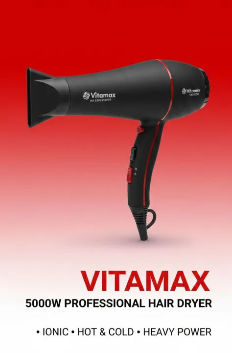 Vitamax 5000W Professional Hair Dryer VM-9100