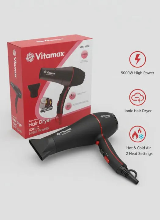 Vitamax 5000W Professional Hair Dryer VM-9100