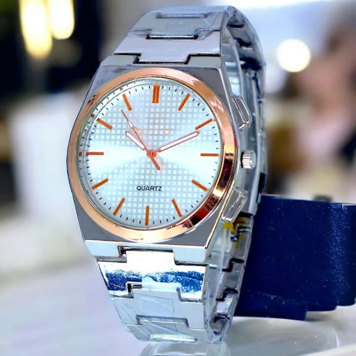 Quartz Movement Stainless Steel Chain Watch